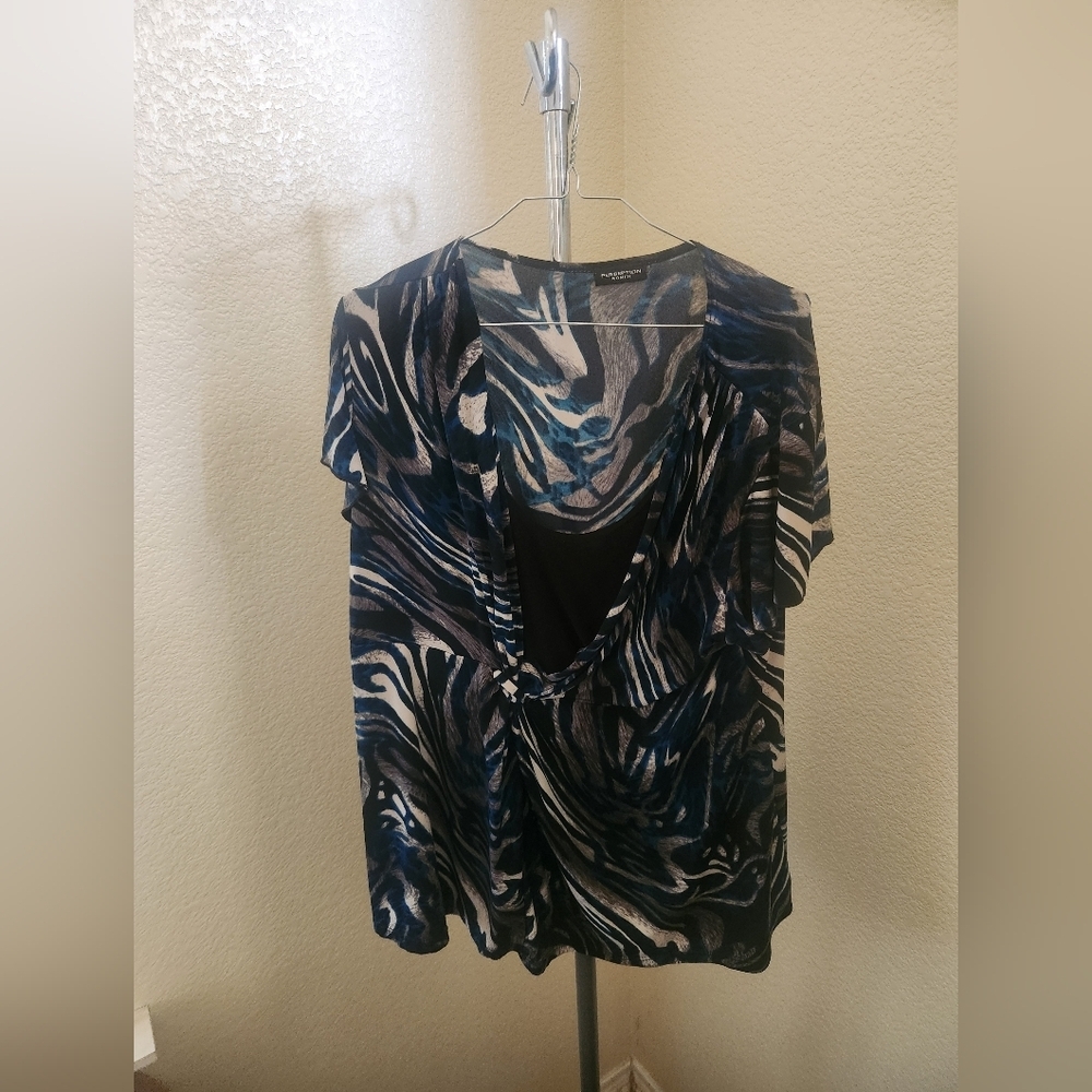PerSeption Women Short Sleeve Blouse